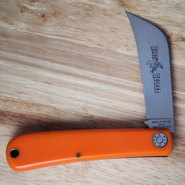 Great Eastern Cutlery #47P116 Orange Delrin – gallery image 1