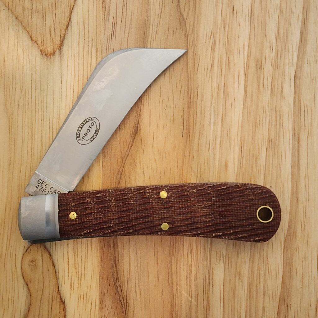 Great Eastern Cutlery 47P123 Natural Textured Micarta PROTOTYPE – gallery image 3