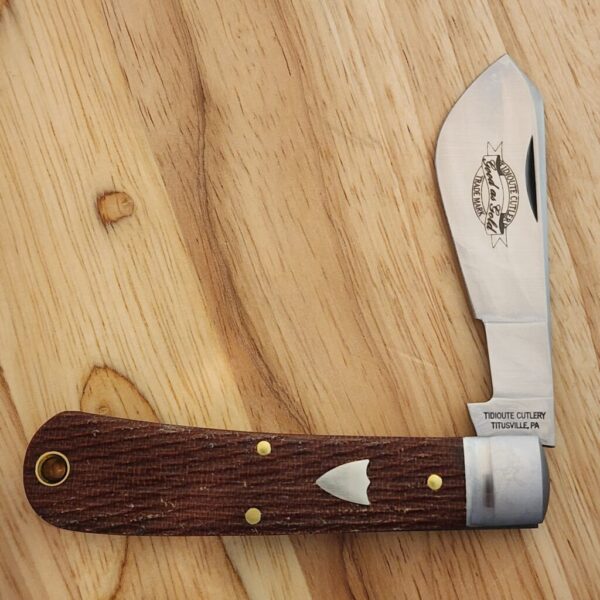 Great Eastern Cutlery 749123 Natural Textured Micarta PROTOTYPE – gallery image 1