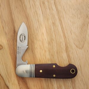 Great Eastern Cutlery #252123 Coral Canvas Micarta PROTOTYPE knife for sale