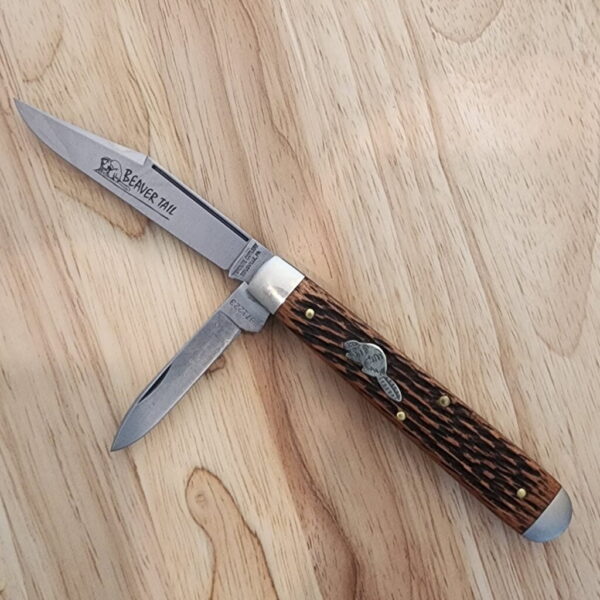 Great Eastern Cutlery #871223 Jigged Brazilian Cherry Wood PROTOTYPE – gallery image 1