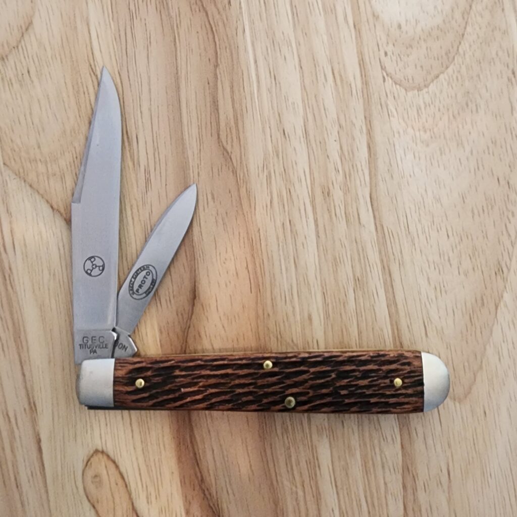 Great Eastern Cutlery #871223 Jigged Brazilian Cherry Wood PROTOTYPE – gallery image 4