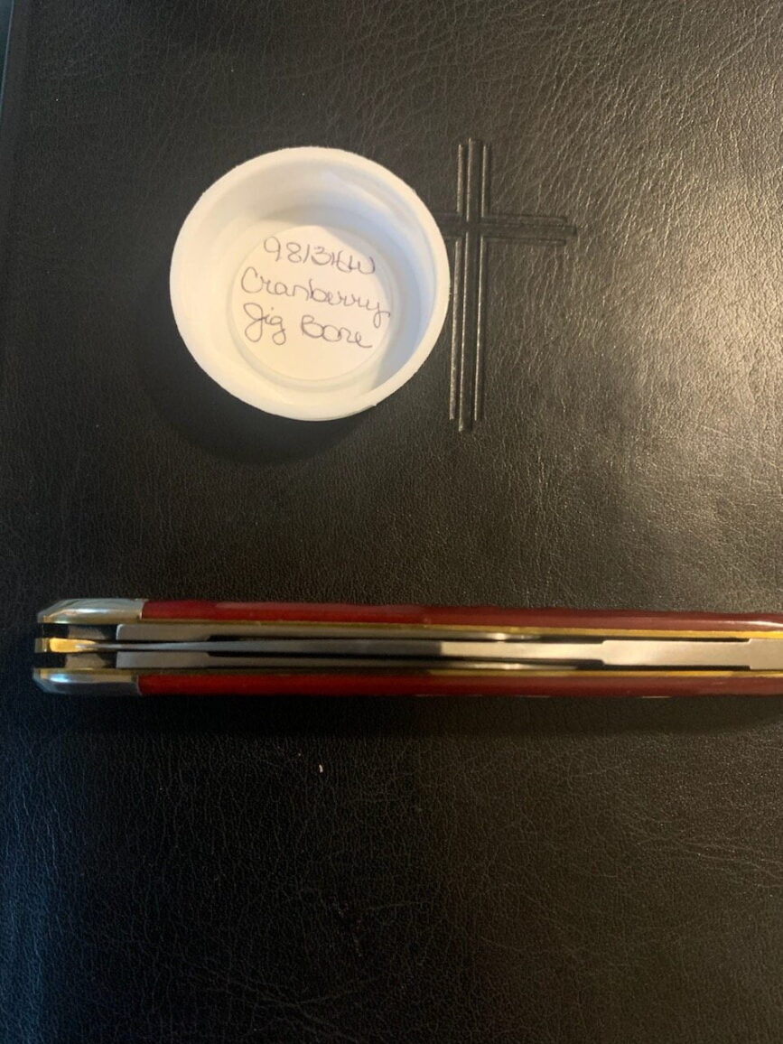 Great Eastern Cutlery #981316 W Cranberry Jigged Bone – gallery image 4