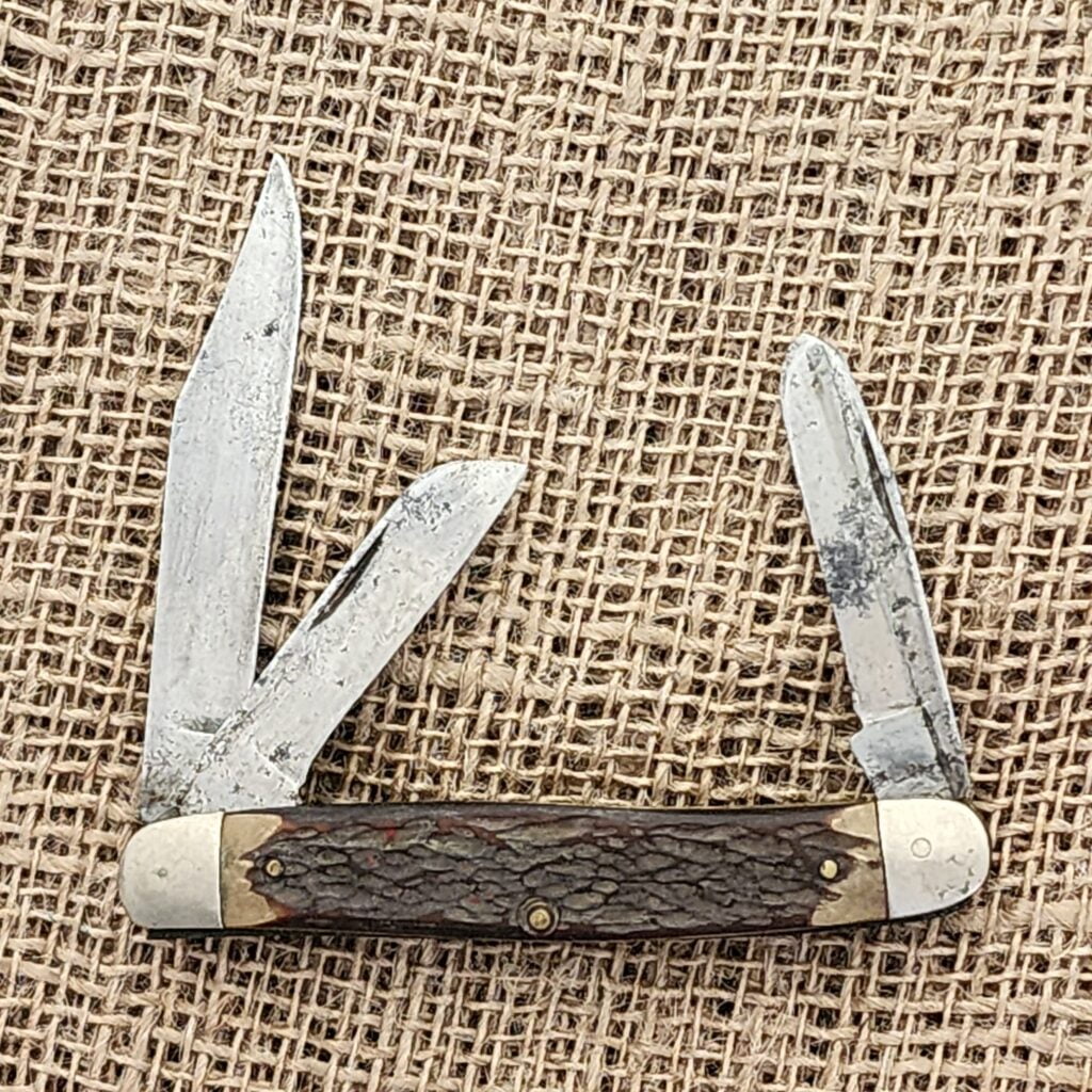 Kutmaster Utica N.Y. USA 3 bld. Stockman folding pocket knife – gallery image 3
