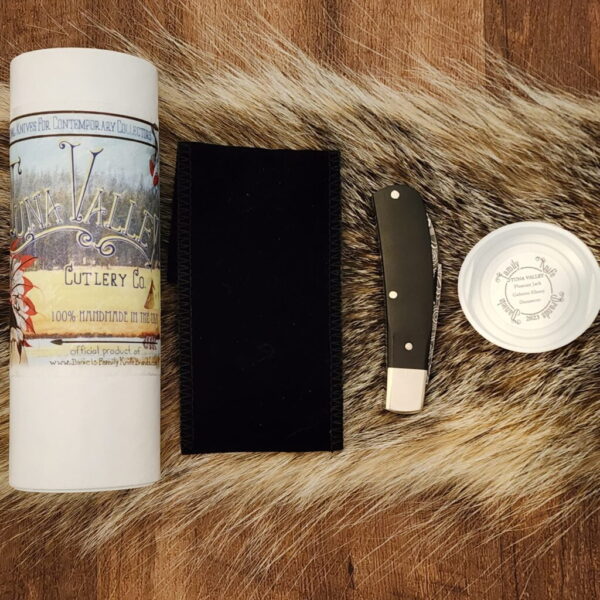 Tuna Valley Cutlery Phoenix Jack Gabon Ebony Damascus 1 of 70 knives for sale