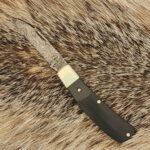 Tuna Valley Cutlery Phoenix Jack Gabon Ebony Damascus 1 of 70 knife for sale
