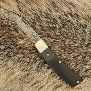 Tuna Valley Cutlery Phoenix Jack Gabon Ebony Damascus 1 of 70 knife for sale