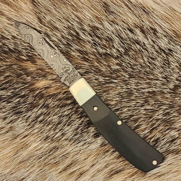 Tuna Valley Cutlery Phoenix Jack Gabon Ebony Damascus 1 of 70 knives for sale