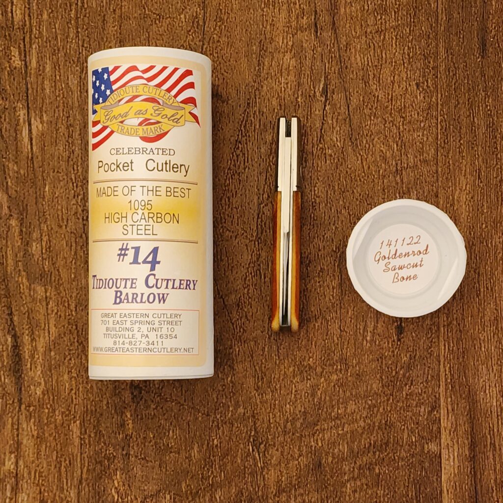 Great Eastern Cutlery #141122 Goldenrod Sawcut Bone – gallery image 2
