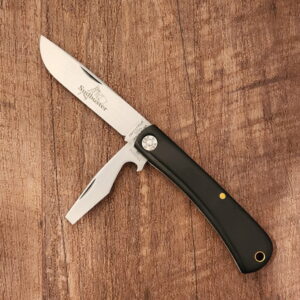 Great Eastern Cutlery #715222 Black Linen Micarta knives for sale