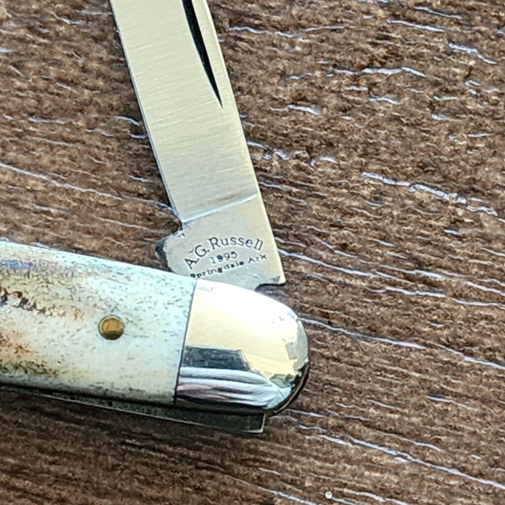 A.G. Russell Tiny Stag Pocketknife Springdale Arkansas 1995 AG-75 – gallery image 2