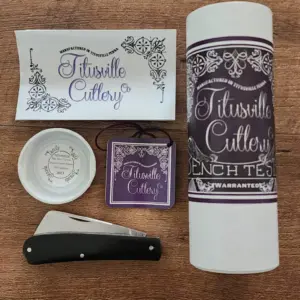 Titusville Big Easy Cotton Sampler Ebony Shadow Pattern knife for sale