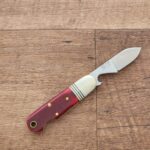 Great Eastern Cutlery #252123 Red Sawcut Bone