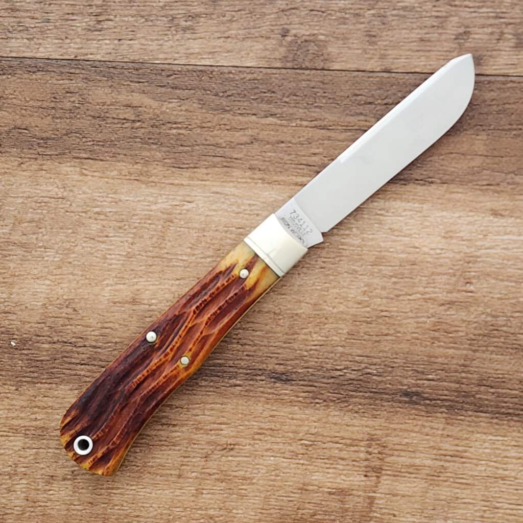 Great Eastern Cutlery #734112 T Antique Amber Jigged Bone (1 of 2 made per GEC production schedule) – gallery image 4
