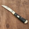 Case Boes Double Black Canvas Laminate Swayback TB 101117 SS knife for sale