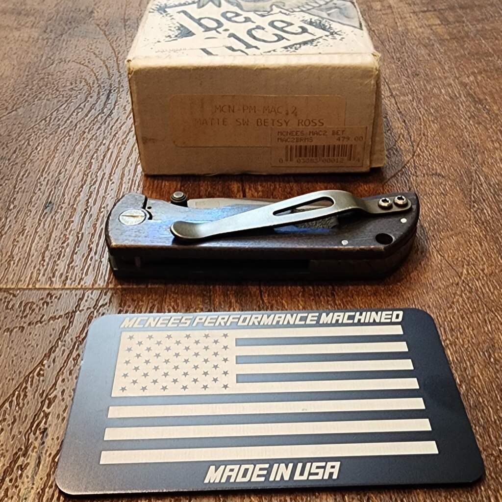 McNees MAC 2 Matte SW Betsy Ross 2021 CPM 20 CV USED – gallery image 2