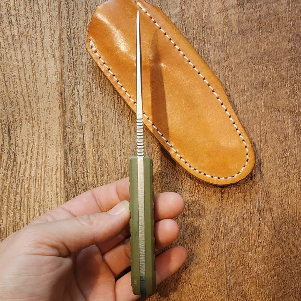 Bradford Guardian 3.25" Blade in N690/OD Green USED – gallery image 3