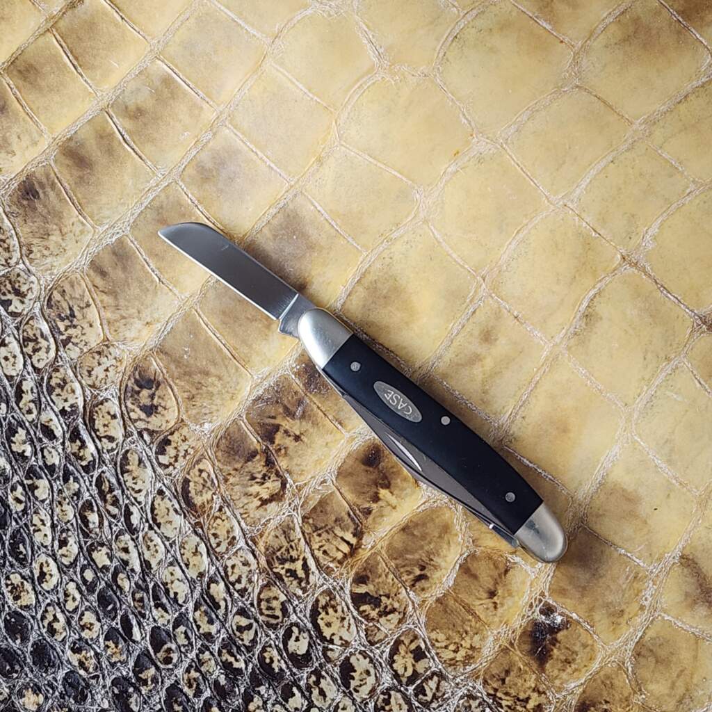 Case XX 087 HE Delrin 3 Blade 1 Dot USA 1979 – gallery image 2