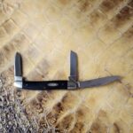 Case XX 087 HE Delrin 3 Blade 4 Dot USA 1976 knives for sale