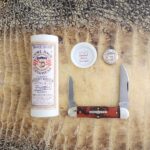 Great Eastern Cutlery #340223 Smoked Amber Texcrylic knife for sale