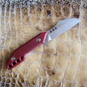 JRW Gear Traitor BST (Blood, Sweat & Tears edition - magnacut, red g10, kydex) knives for sale