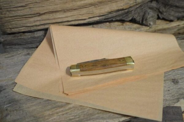 Brown Kraft Tissue Paper 40 Pak 7"x9" knives for sale