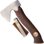 Unna ksu Hunters Axe Brown 3639w knives for sale