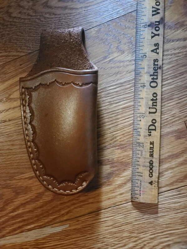 Leather Sheath D.H. Taylor Maker Arizona knives for sale
