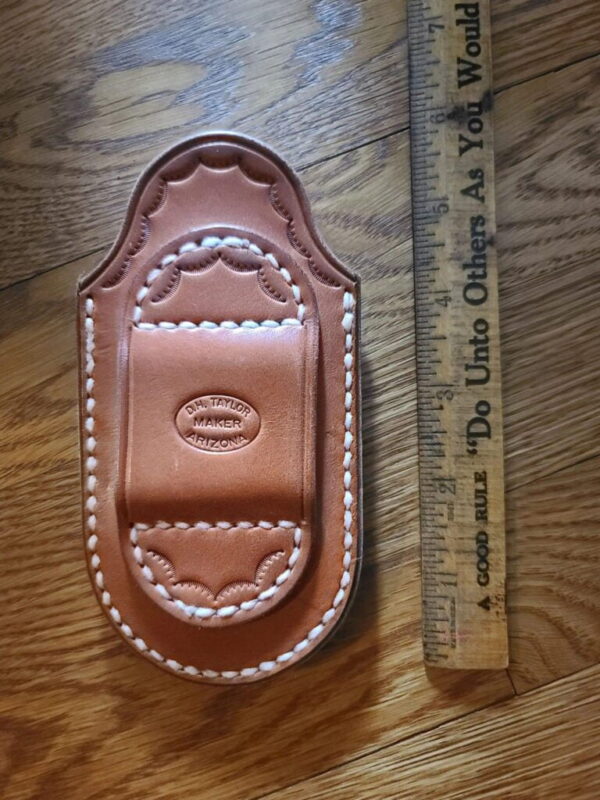 Leather Sheath D.H. Taylor Maker Arizona knives for sale