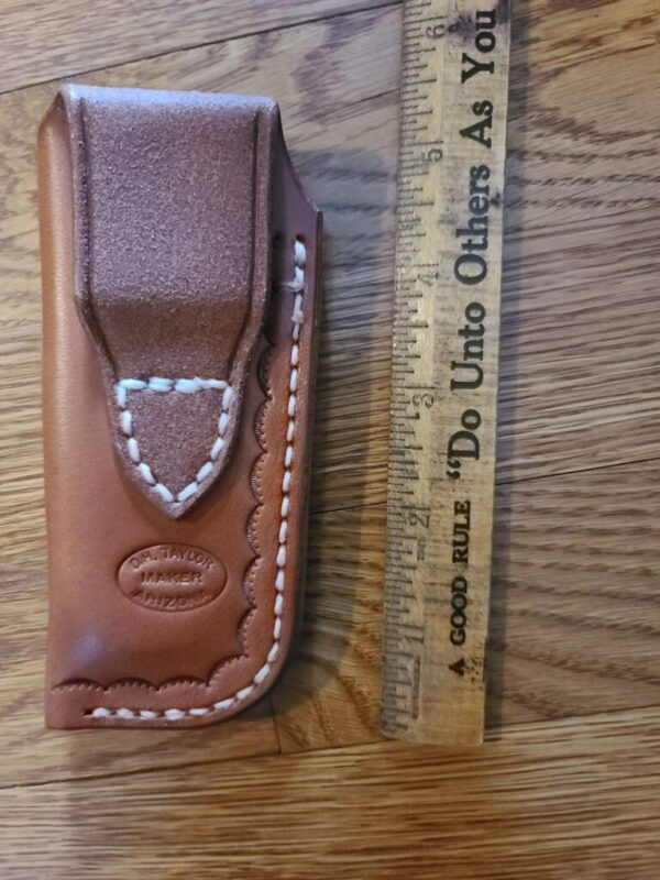Leather Sheath D.H. Taylor Maker Arizona knives for sale