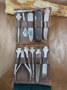 Antique Tool Kit Made in Germany knives for sale
