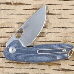 Giant Mouse Tribeca in Denim Micarta knives for sale