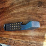 Titanium Mini Pry Bar with Beautiful Heat Treat Patina knives for sale
