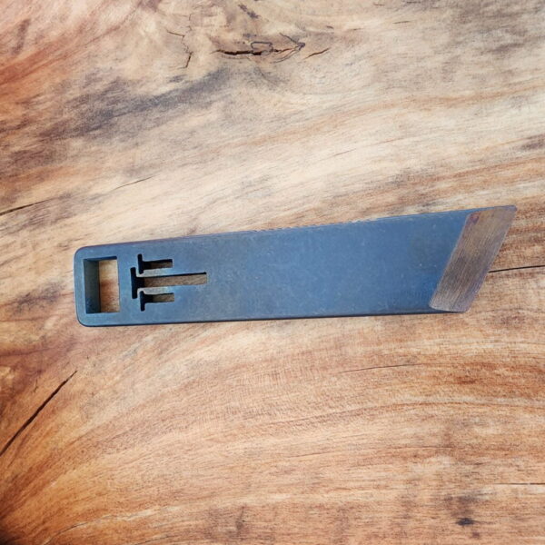 Titanium Mini Pry Bar with Beautiful Heat Treat Patina knives for sale