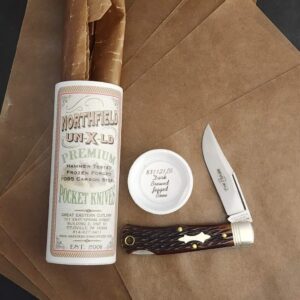 Great Eastern Cutlery #831121 LB Dark Brewed Jigged Bone