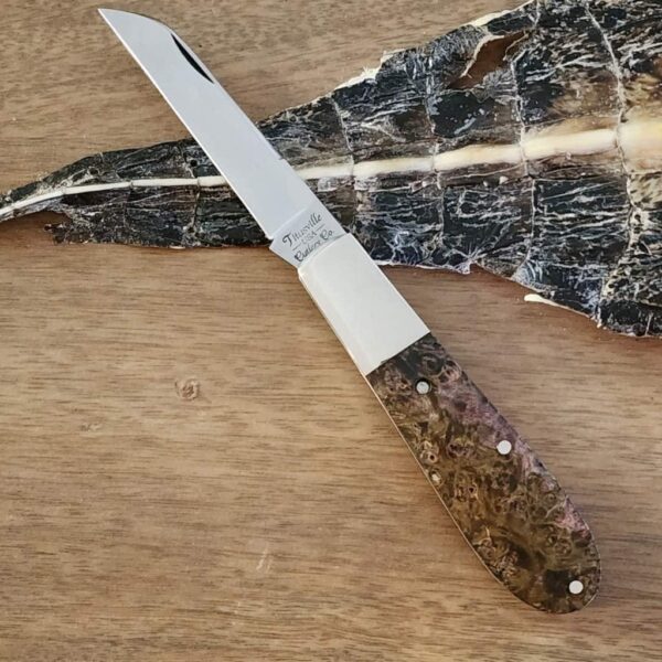 Daniels Family Knife Brands TSAK Exclusive Old Man Norman Jack Brown Box Elder – gallery image 1