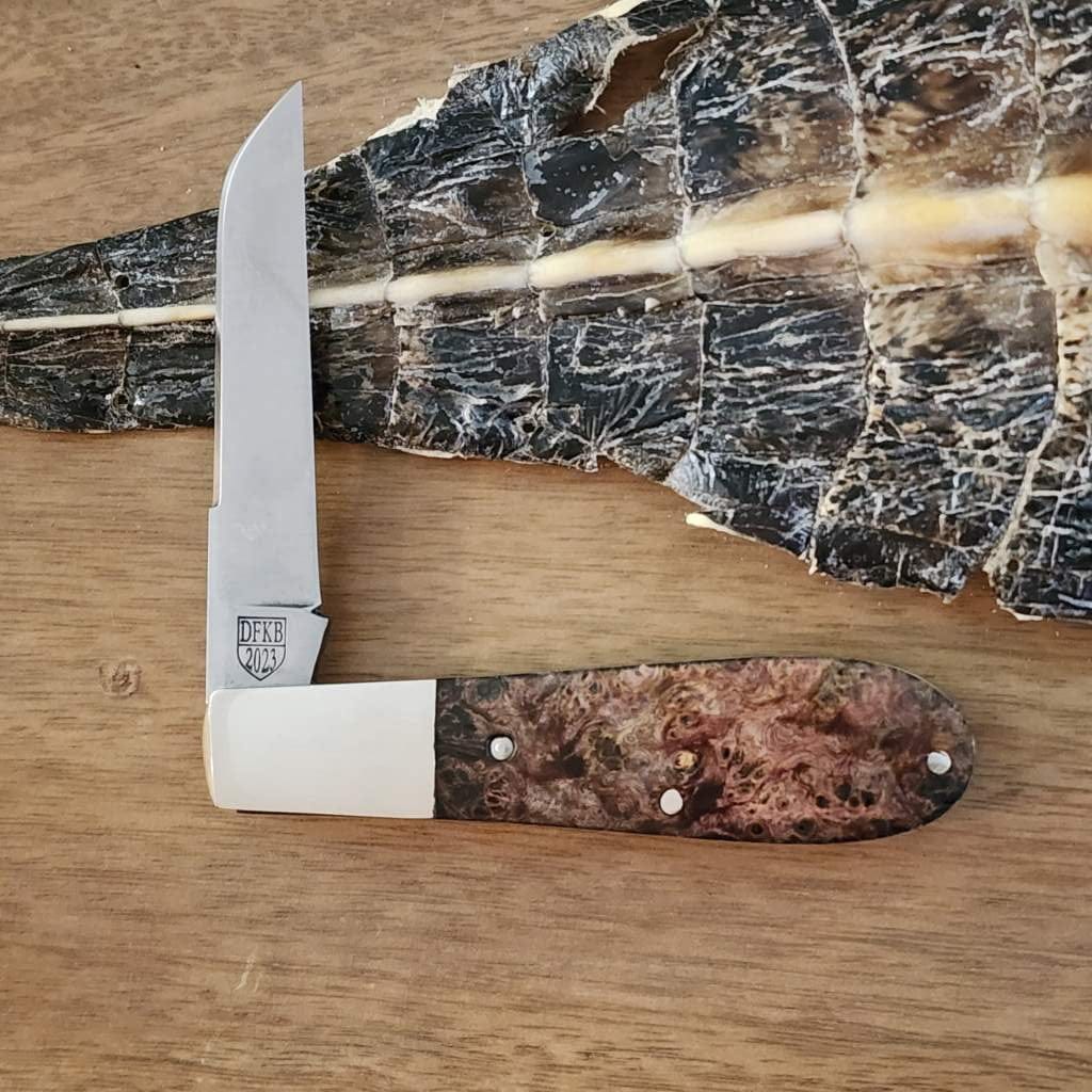 Daniels Family Knife Brands TSAK Exclusive Old Man Norman Jack Brown Box Elder – gallery image 5