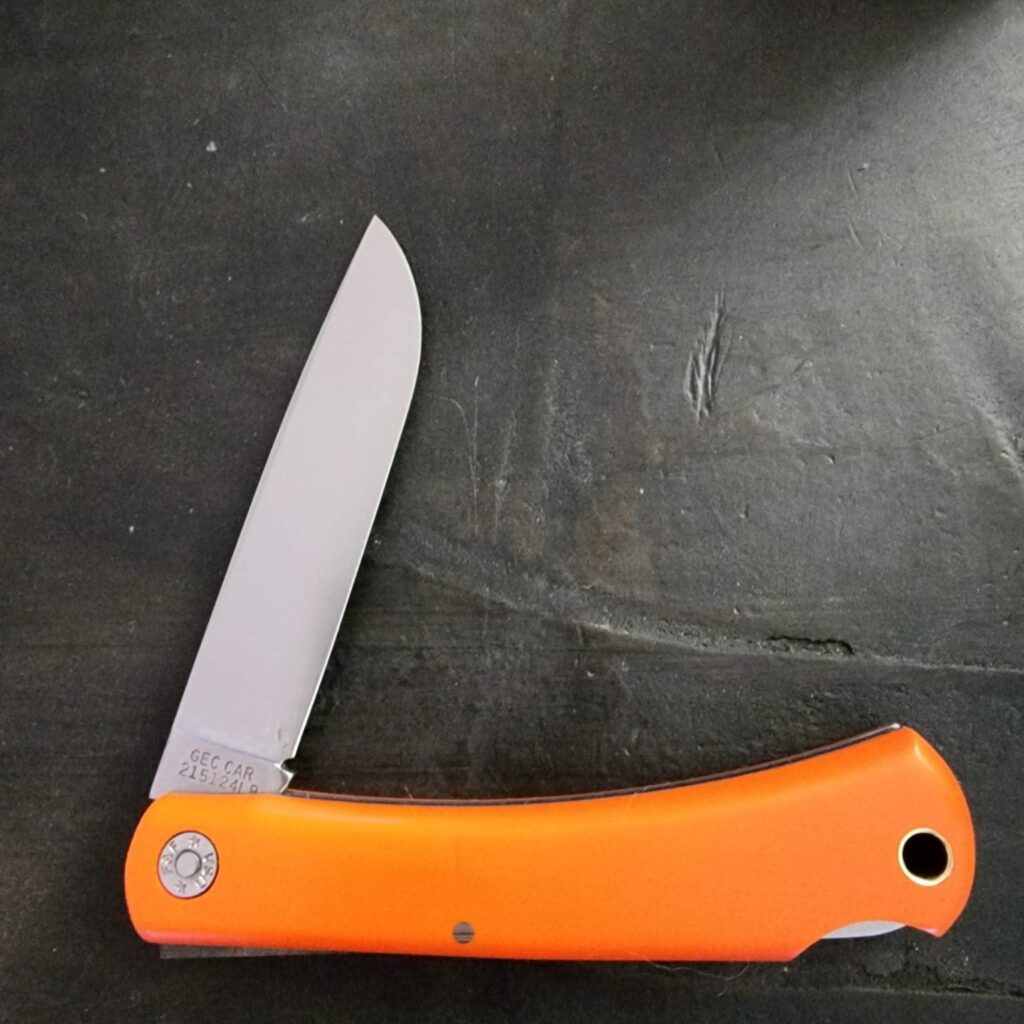 Great Eastern Cutlery #215124 LB Orange Delrin – gallery image 4