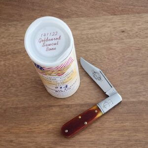 Great Eastern Cutlery #141122 Goldenrod Sawcut Bone