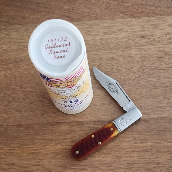 Great Eastern Cutlery #141122 Goldenrod Sawcut Bone