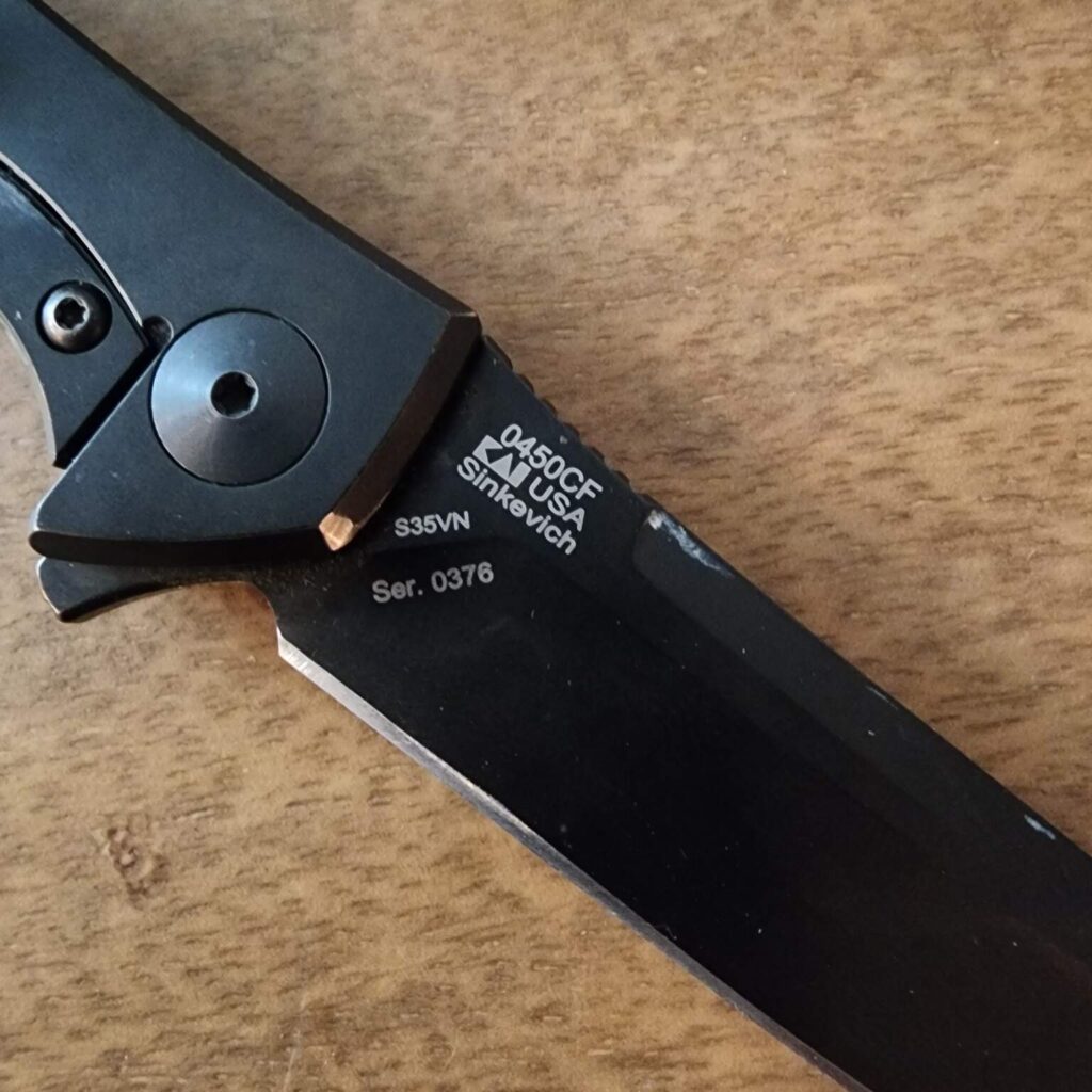 Benchmade Osborne in Carbon Fiber/ S30V USED – gallery image 6