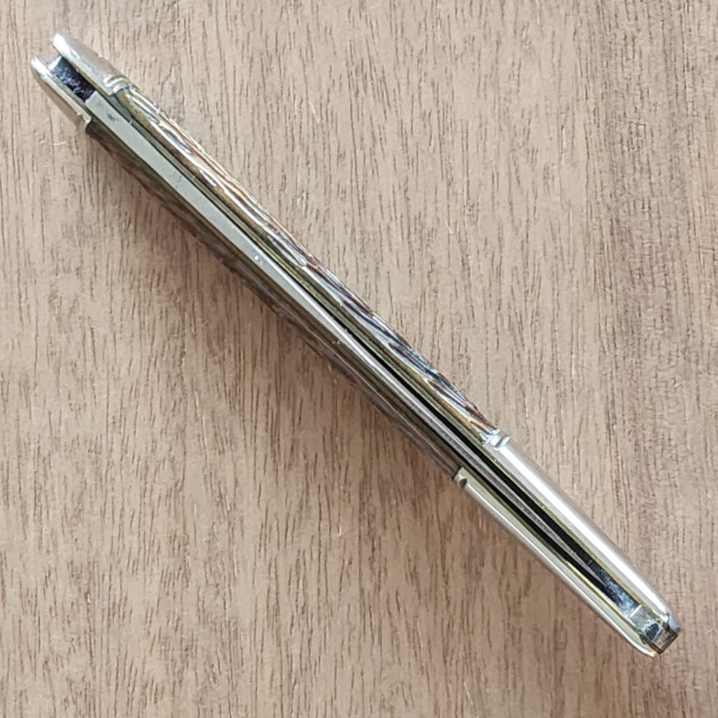 Shapleigh Hardware Diamond Edge Toothpick in Brown Peachseed Jigged Bone Vintage – gallery image 5