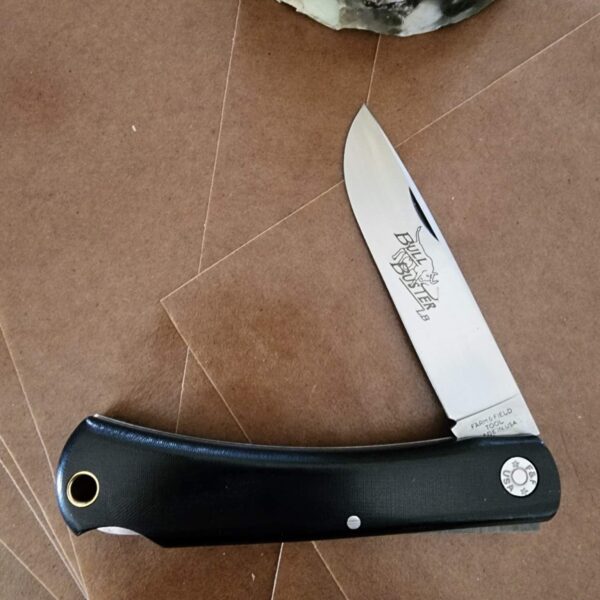 Great Eastern Cutlery #215124 LB Black Linen Micarta – gallery image 1