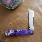 Titusville Big Easy Cotton Sampler Purple Boxelder Shadow Pattern 1095 Carbon W/ Long Pull 1 of 15 knives for sale