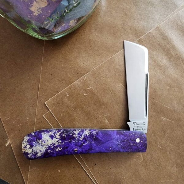 Titusville Big Easy Cotton Sampler Purple Boxelder Shadow Pattern 1095 Carbon W/ Long Pull 1 of 15 – gallery image 1