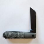 MIDNIGHT JACK - TITANIUM JIGGED REVERSE TUX (Discounted Cosmetic Second) knives for sale