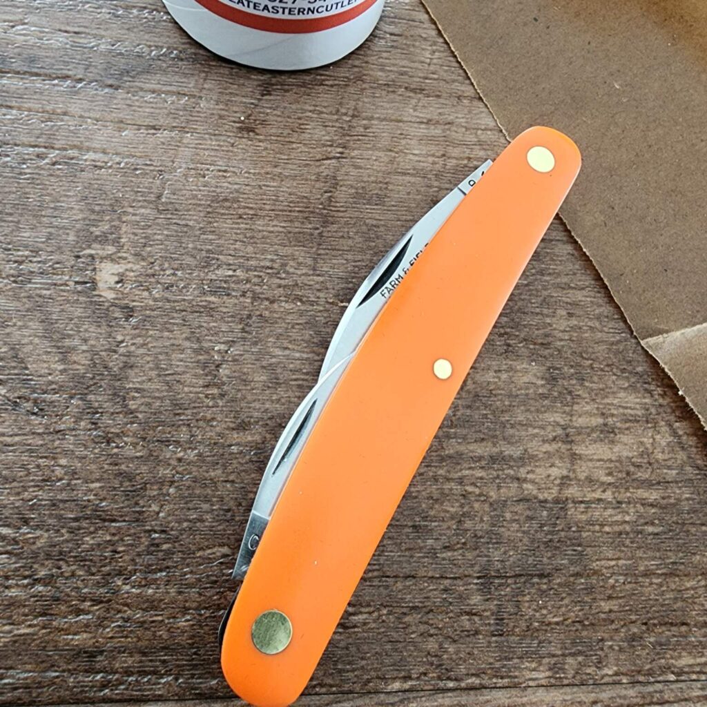 Great Eastern Cutlery #620324 Orange Delrin knife for sale