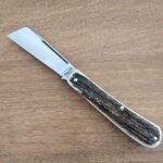 Titusville Big Easy Cotton Sampler 1095 Carbon W/ Long Pull 1 of 1 PROTOTYPE 2024 Oiled Elk knife for sale