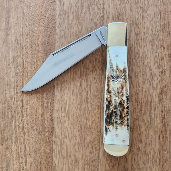 Weed & Co. 6100S Stag Large German Folding Hunter Winchester OH 2021 1 of 100 – gallery image 1