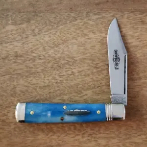 Great Eastern Cutlery #941121 Blue Camel Bone knife for sale